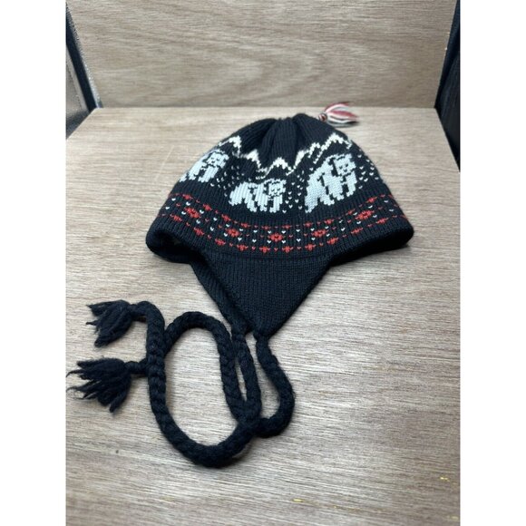 VTG Marceau Sports 100 Percent Wool Multicolor Lined Beanie Hat Cap Made in USA - Picture 1 of 3